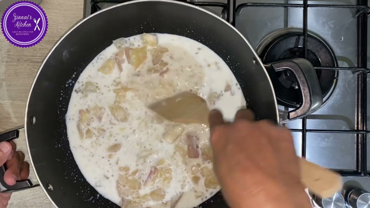 Mauritian dessert Cassava (manioc) in milk with sagoo 🇲🇺🇲🇺