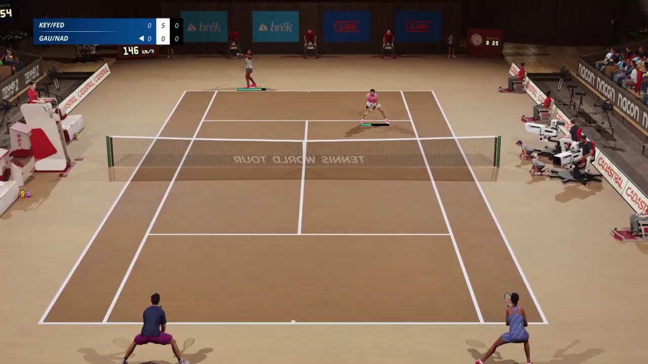 Tennis World Tour 2 - Multiplayer Gameplay.
