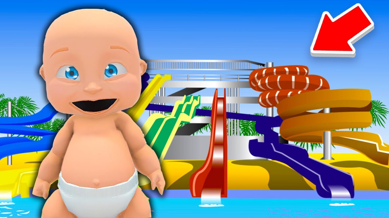 Baby Goes To A WATER PARK... (Who's Your Daddy?)