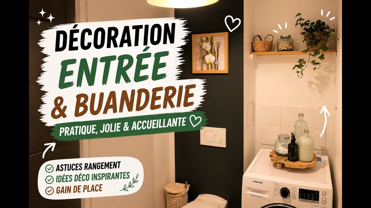 DÉCORATION ENTRÉE ET BUANDERIE
