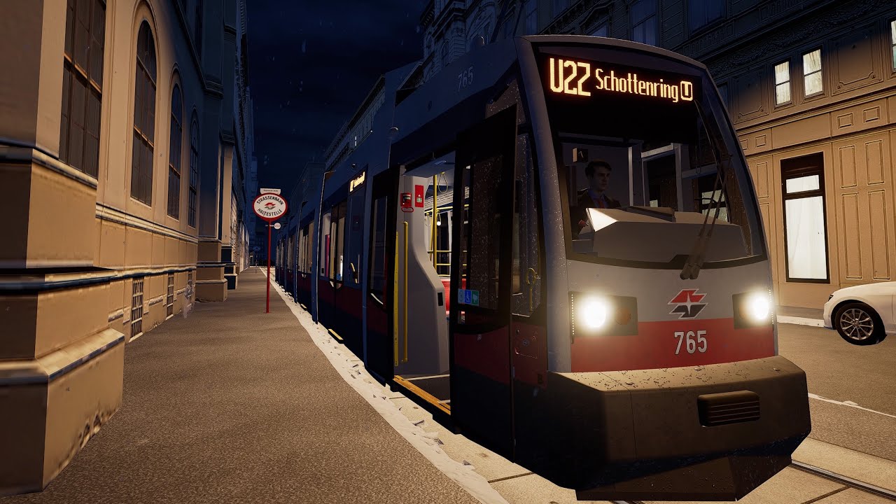 Let's Play TramSim | Weihnachtlich am Ring durch Wien