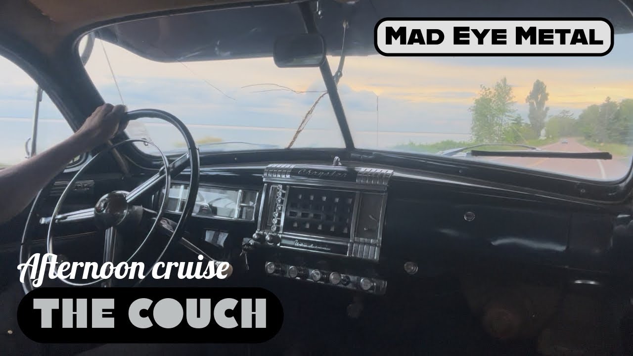Afternoon cruise in The Couch - Fluid drive lesson included, learn how to drive a 1947 Chrysler