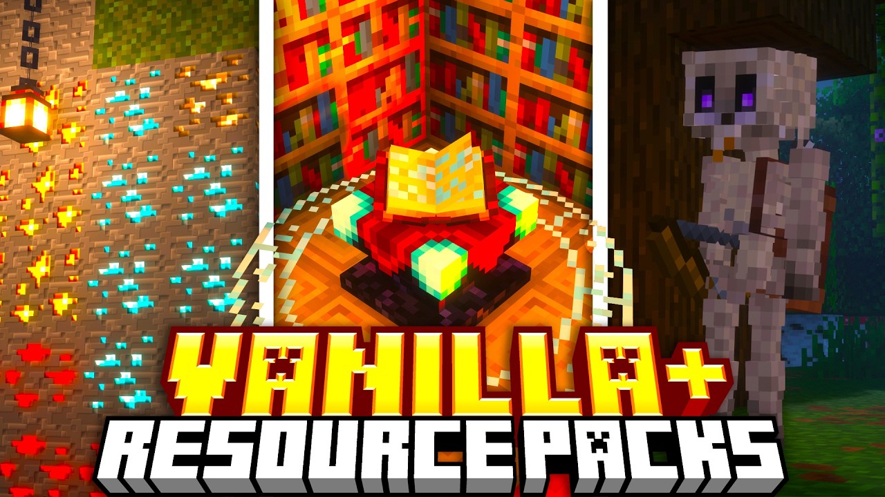 TOP 25 Vanilla+ Minecraft Resource Packs