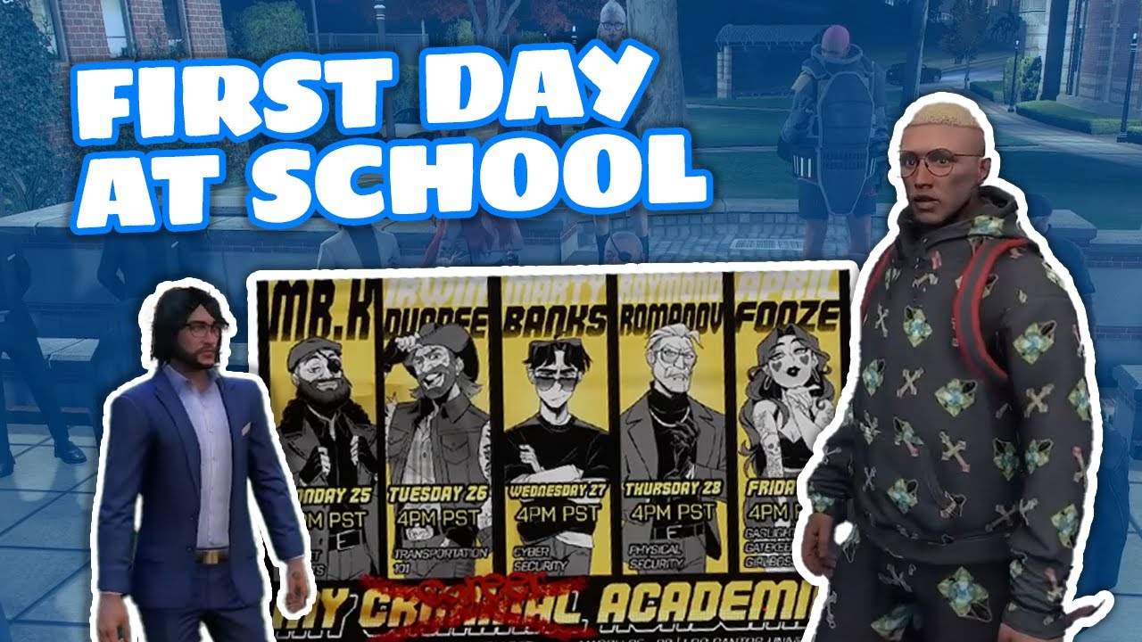 Matt's First Day at Mickeys Criminal School | NoPixel GTARP Manor