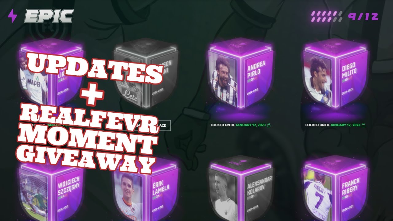 Realfevr Video Moments Update & Giveaway (Drop 3, Dropbook, Fusion + More)