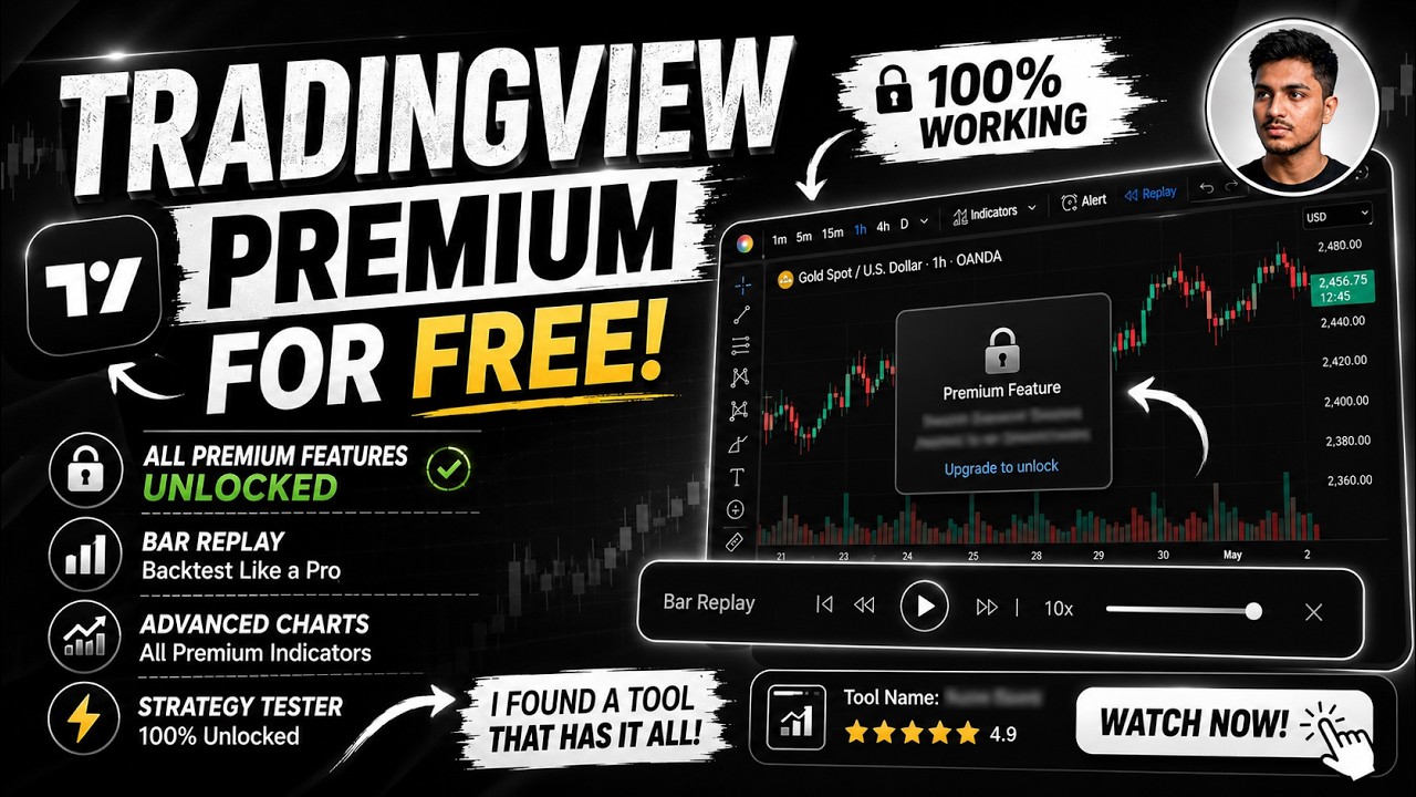 TradingView Premium for FREE?! 😱 I Found a Tool With ALL Premium Features!