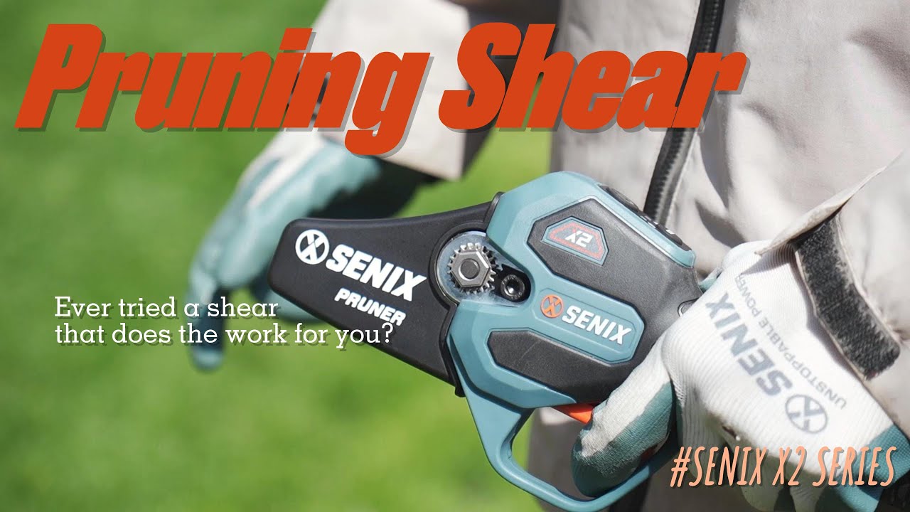 Trim like a pro with the SENIX X2 Pruning Shear!