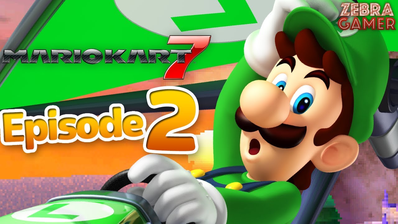 Mario Kart 7 Gameplay Walkthrough Part 2 - Luigi! 50cc Star Cup & Special Cup!