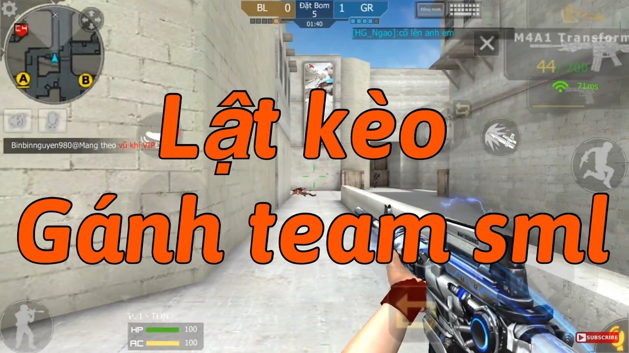 CFL MOBILE: G&Aacute;NH TEAM V&Agrave; LẬT K&Egrave;O SML