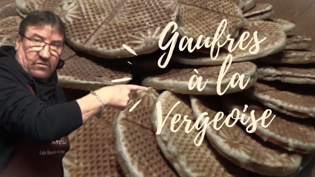 GAUFRES  FOURREES A LA CASSONADE (Recette ch'ti)
