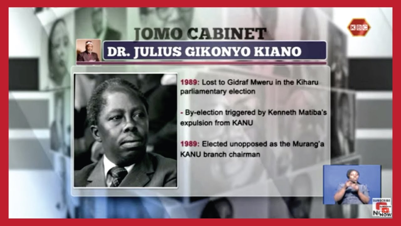 The cabinets | A look at the late Dr. Julius Gikonyo Kiono