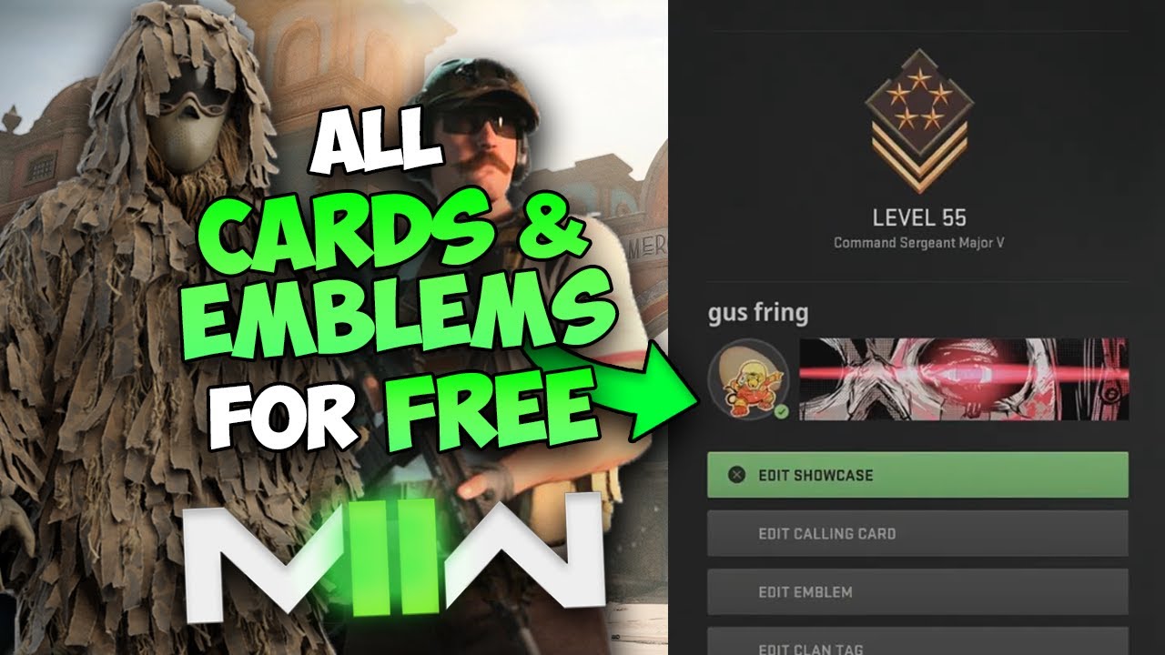 How To Get ALL CALLING CARDS & EMBLEMS For FREE In MW2