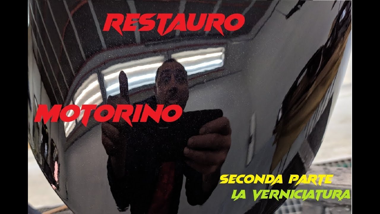 RESTAURO MOTORINO -seconda parte | verniciatura