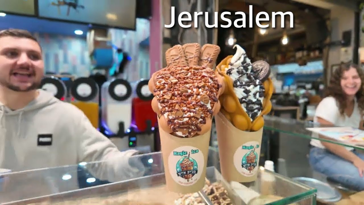 Jerusalem, March 23, from Mahane Yehuda Market to Jaffa Gate. Street life