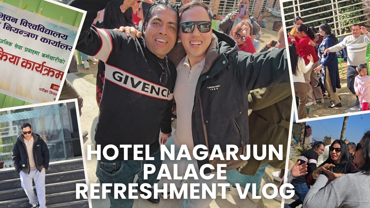 Office Picnic Blast 🎉 | Refreshment Program at Hotel Nagarjun Palace, Nagarjun Resort | VLOG 2082