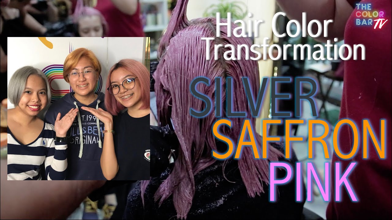 A Hair Coloring Party - Silver x Pink x Saffron