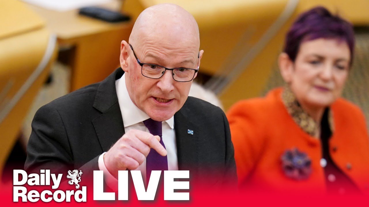 LIVE First Minister's questions as John Swinney faces fellow MSPs for Holyrood grilling