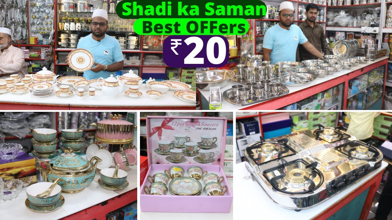 Ghar Sansaar, Crockery, Melamine, Steel, Plastic, Kitchen wear, hyderabad steel,