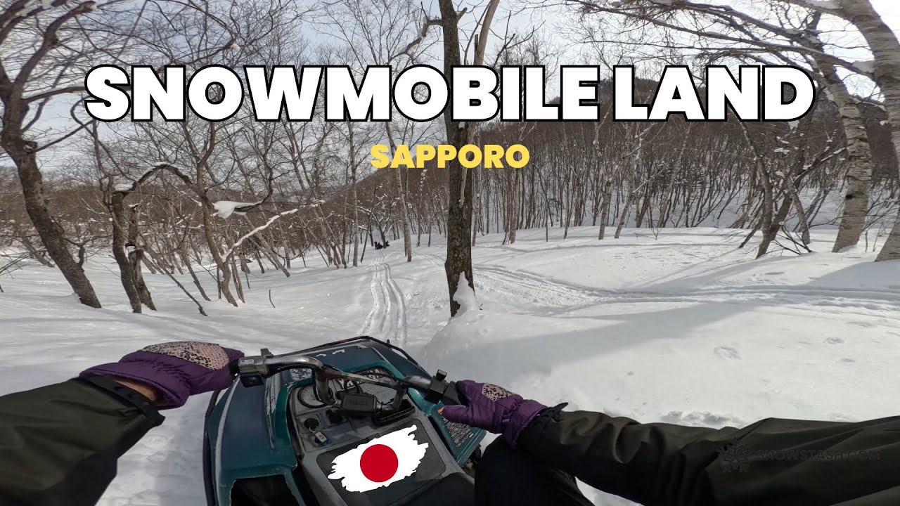 Snowmobiling Through a Japanese Forest | Sapporo