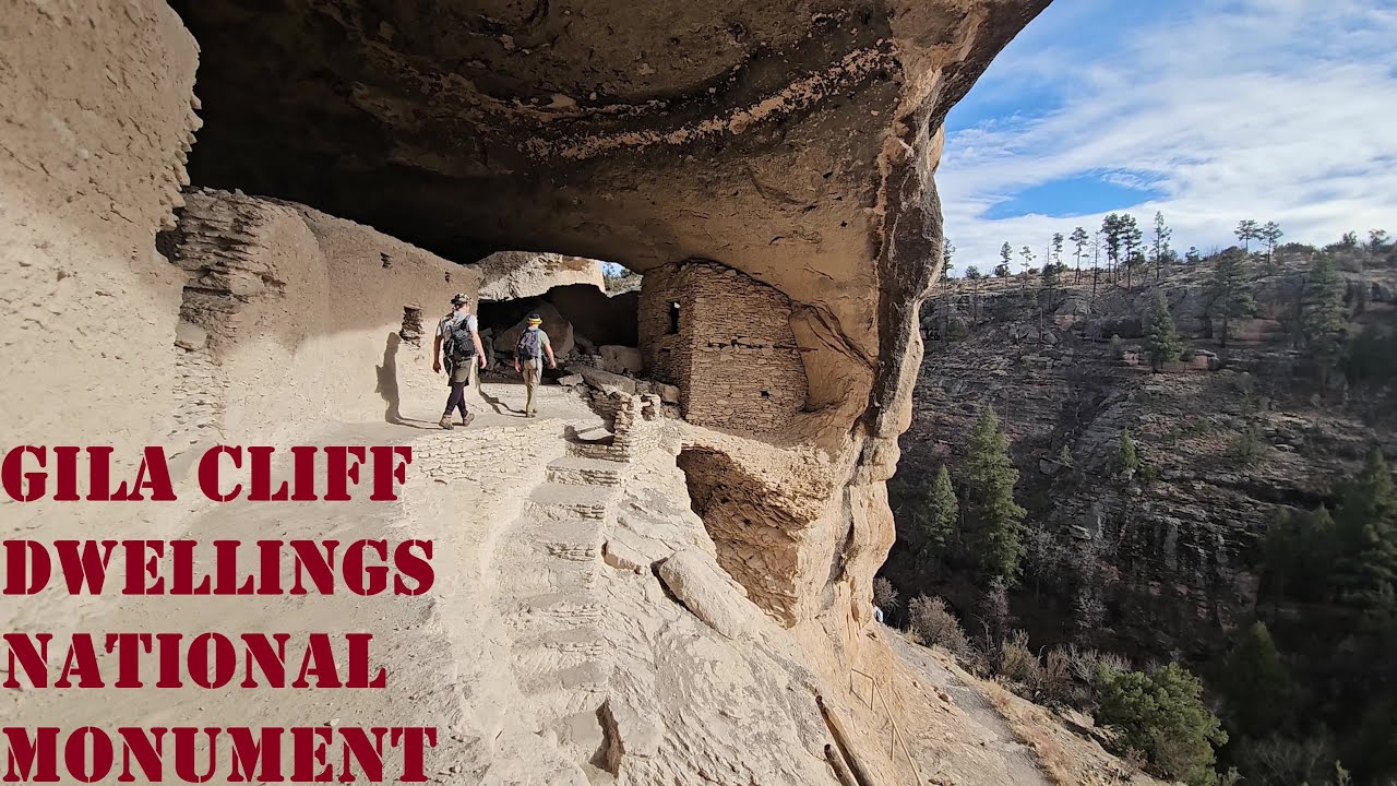 ANCIENT RUINS! Hiking GILA CLIFF DWELLINGS National Monument, Silver City, New Mexico 4K VIDEO