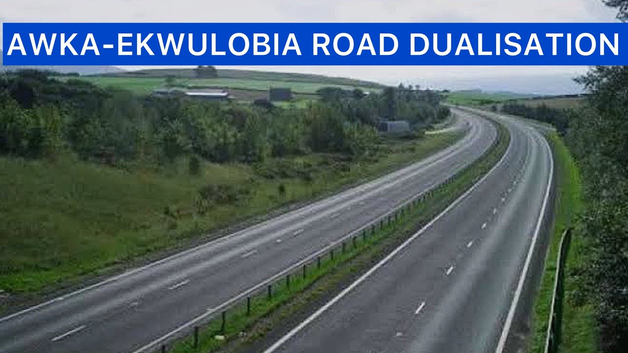 AWKA-EKWULOBIA ROAD CONSTRUCTION AND DUALISATION PROJECT IN PROGRESS AT ANAMBRA STATE NIGERIA.