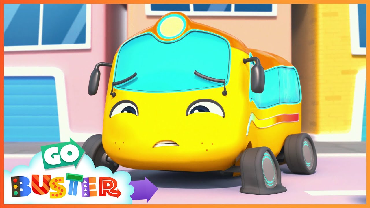 🚗 Buster & Digley’s Tyre Adventure  🌟🛞 | Go Buster | Moonbug Kids - Get Up And Go!
