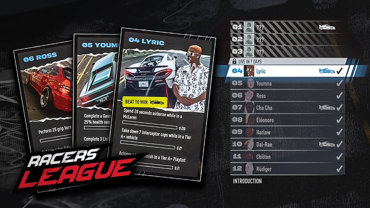 NFS Unbound - Racers League (Round 3)