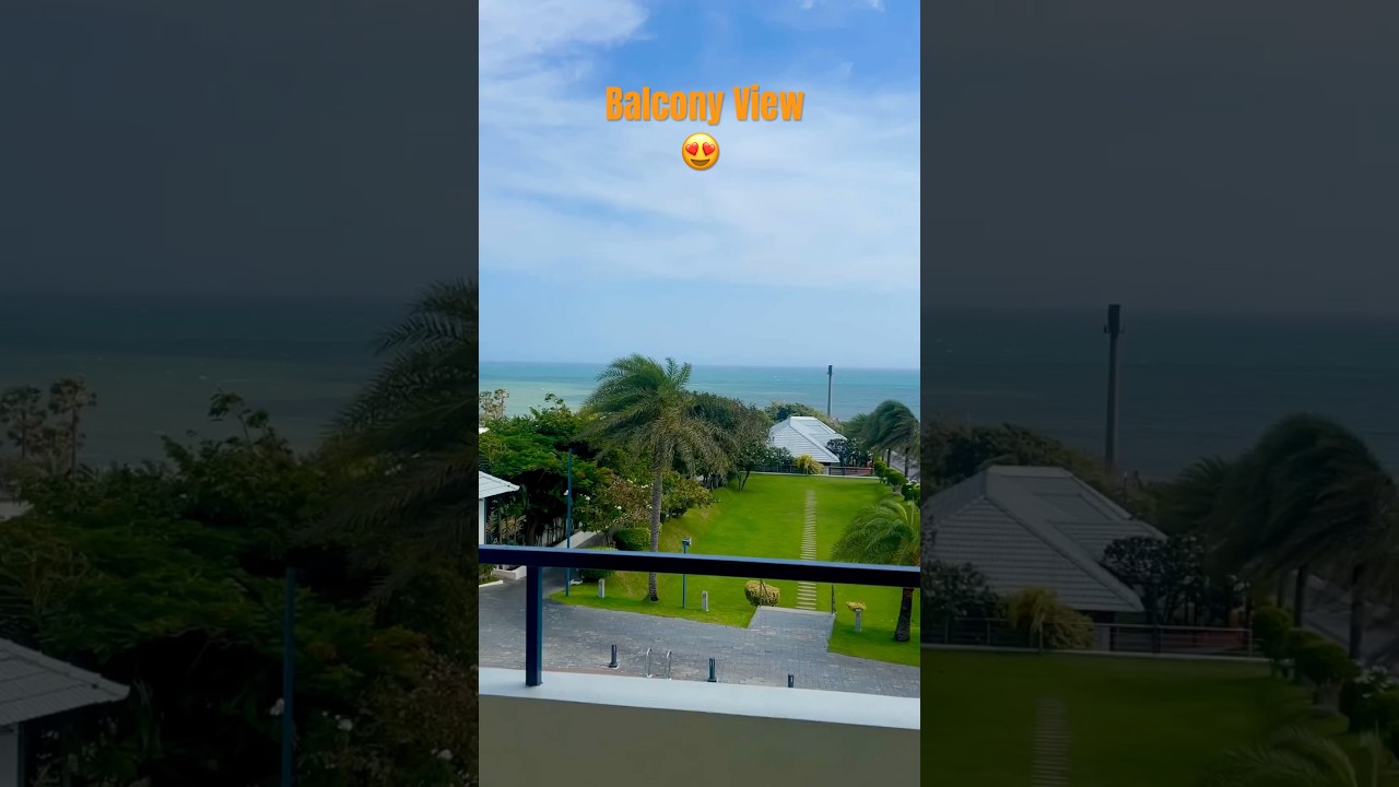 Annai resort & Spa, Kanyakumari Balcony view ❤️😍 #kanyakumari #bestresorts #balcony #nature #ocean