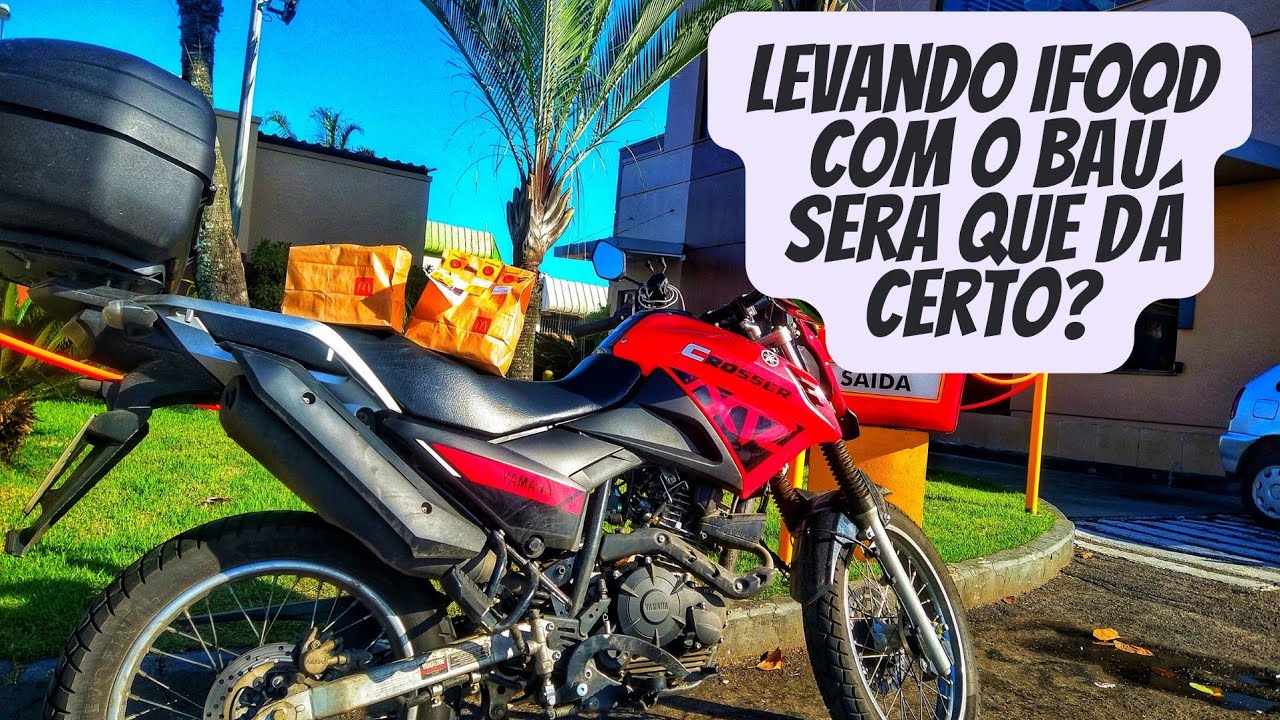 Será que dá pra realizar entregas pro IFOOD sem bag utilizando só o baú? parte 1/2