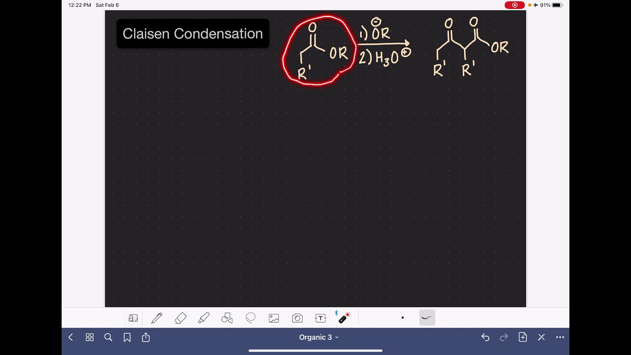 23: Claisen condensation reaction