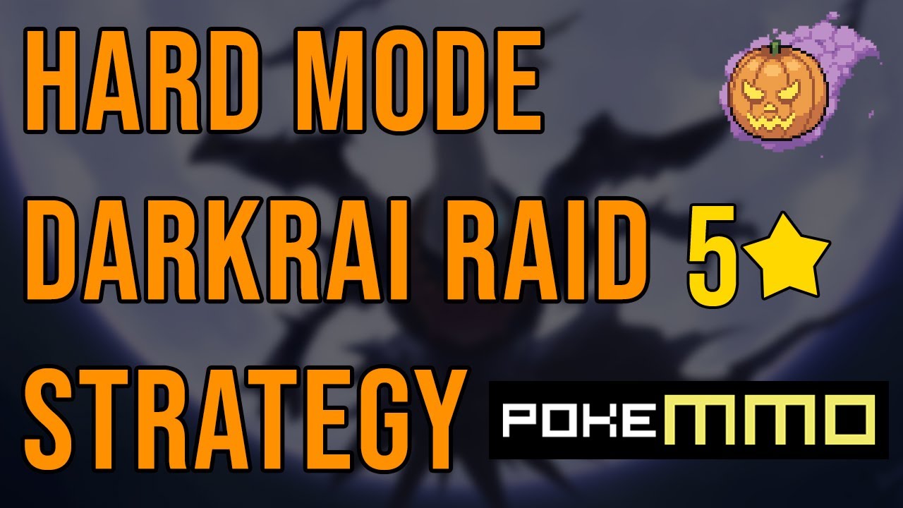 Darkrai Level 100 5☆ Raid Guide | Halloween 2024 [PokeMMO]
