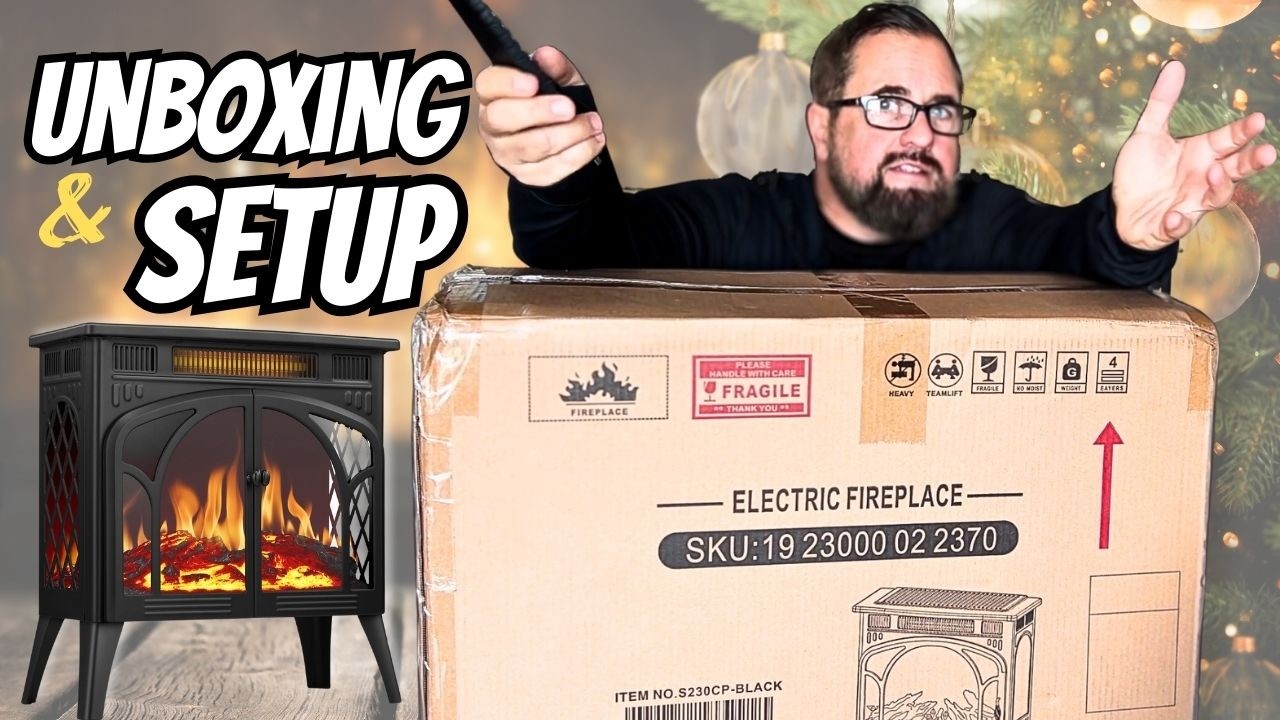 How to Set Up the RW Flame Electric Fireplace (+Unboxing & Demo) 🔥