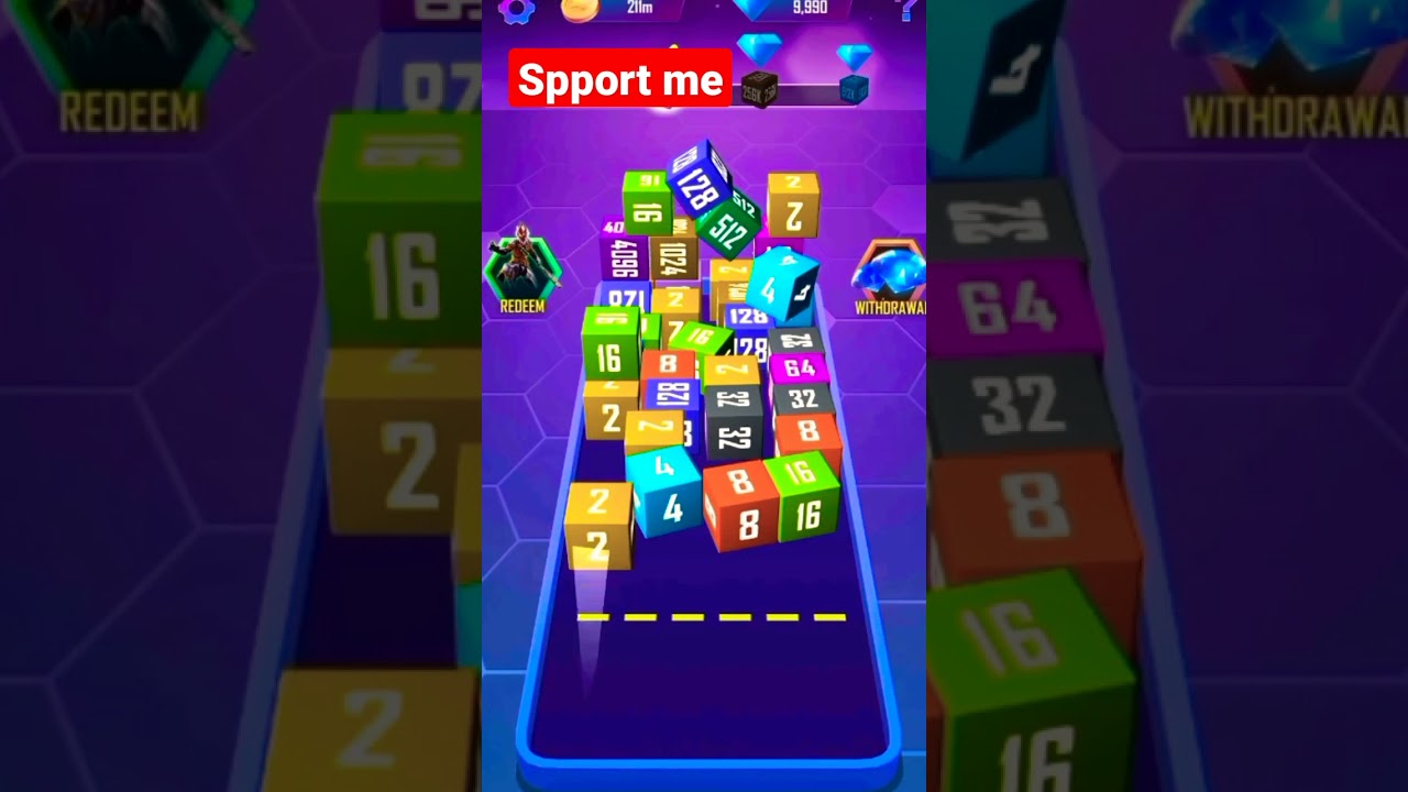How to redeem diamonds from 2048 cube winner | 2048 CUBE WINNER APP REAL OR FAKE WINNER FREE FIRE