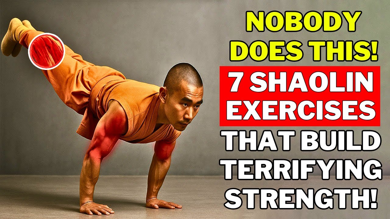 7 Isometric Postures Used by Shaolin Monks to Build Incredible Strength And Endurance up to Age 100!