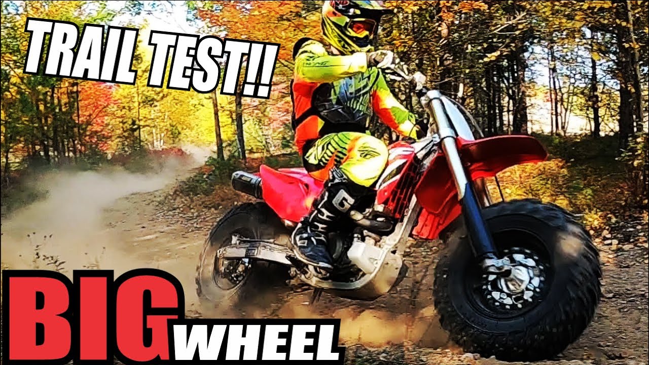 Big Wheel Honda CRF450R Trail Ride sand test