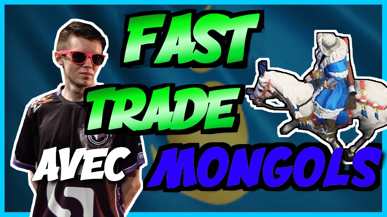 Age of Empires 4 : Fast charrettes de commerce avec MONGOLS