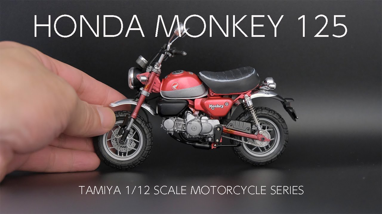 【プラモデル全塗装】タミヤ１/12　モンキー１２５初めてのスケールモデルに感動!!