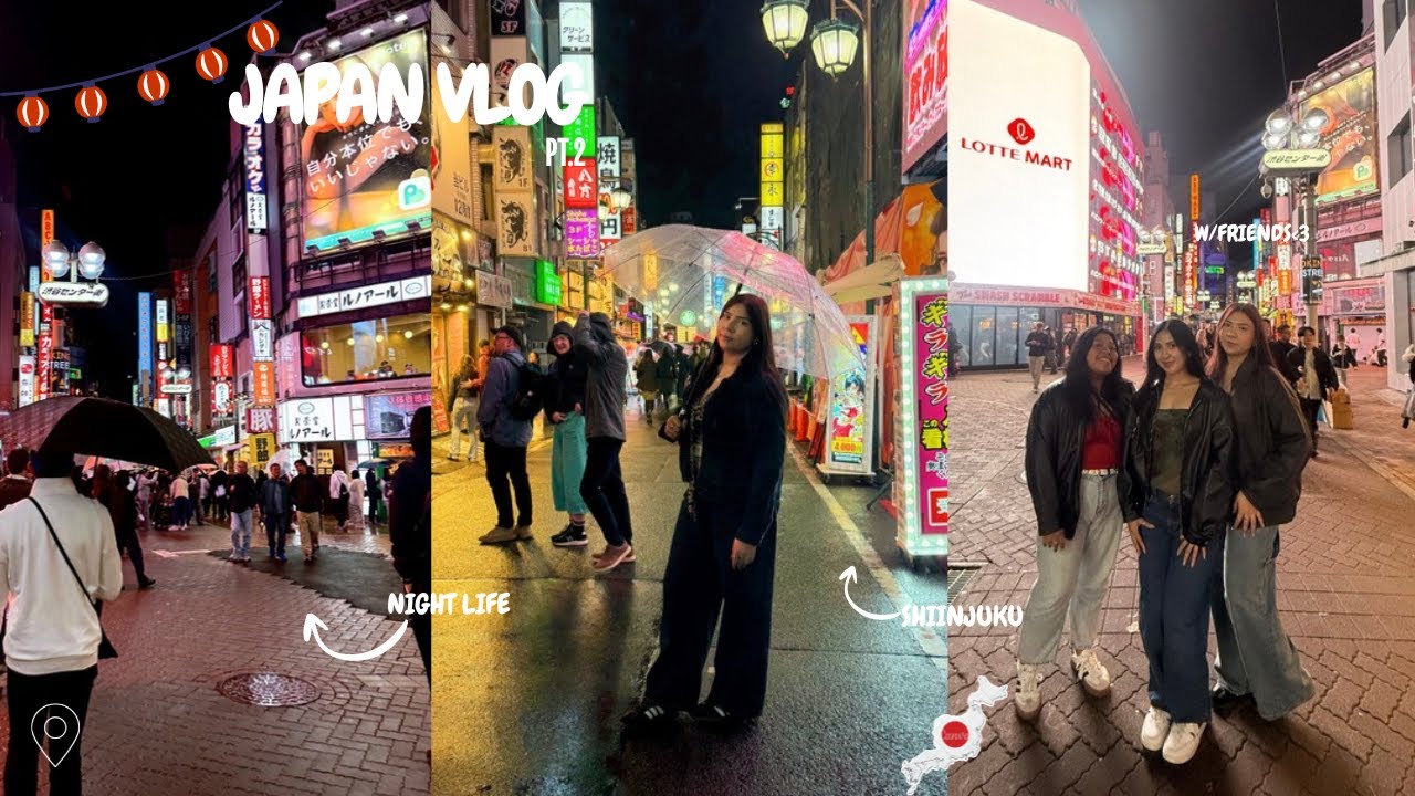 JAPAN VLOG🚏| exploring the night life in Tokyo, Shibuya Sky and more...