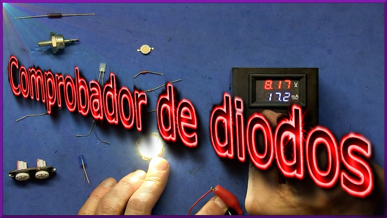 ✅ Comprobador de diodos - Diode tester | J_RPM
