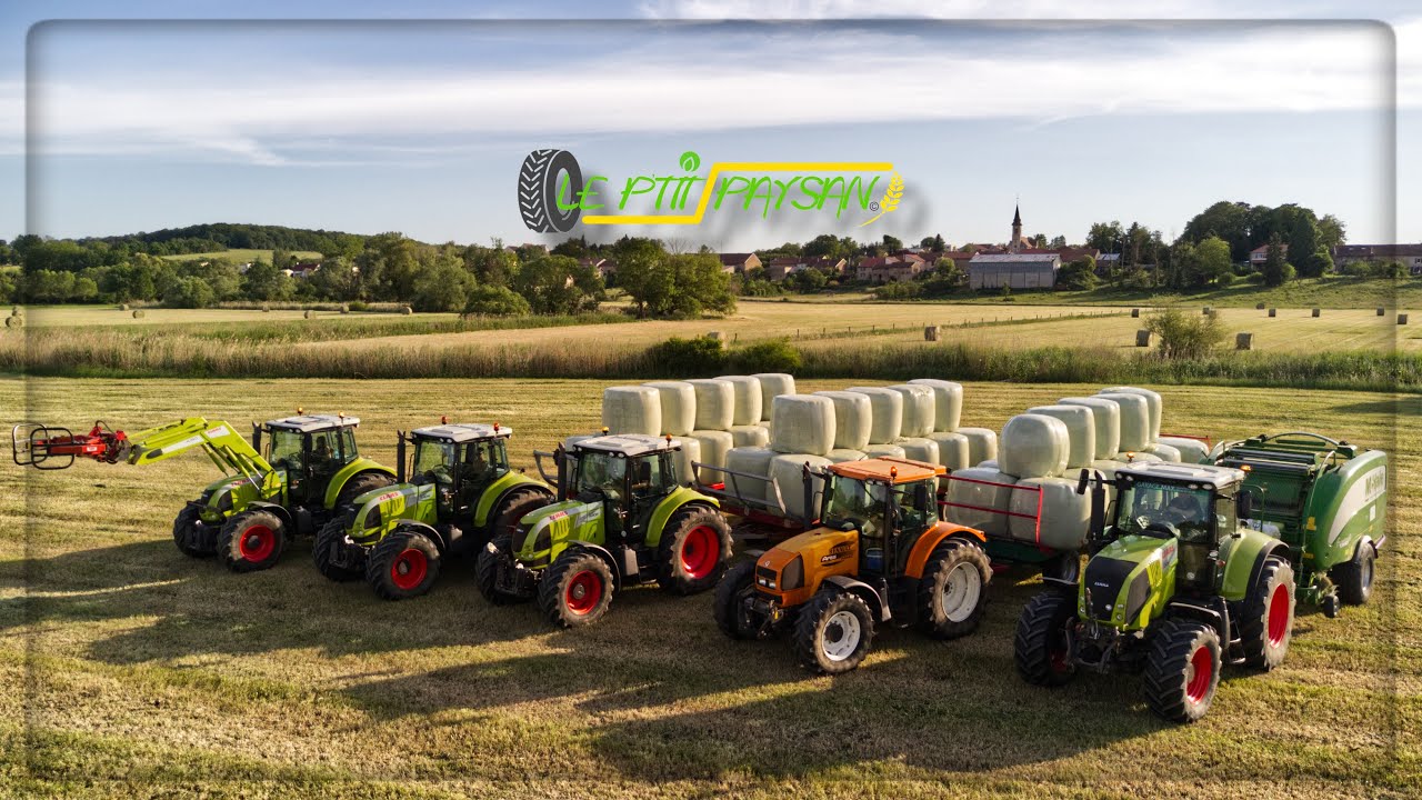 💨🚜 TEAM CLAAS avec TOUTE LA FAMILLE à l'enrubannage et au ramassage d'enrubannés ! | ETA LALOY 🌱