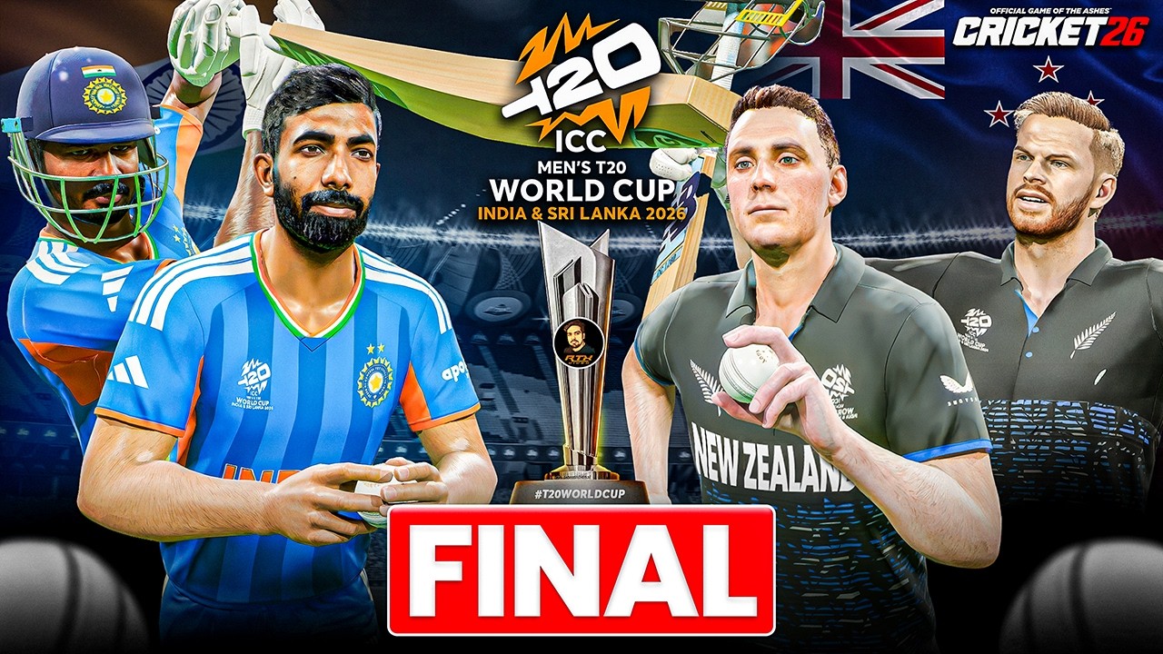 INDIA 🇮🇳 vs NEW ZEALAND 🇳🇿 FINAL 🔥 | T20 World Cup 2026 Intense High Voltage Match ⚡ | Cricket 26