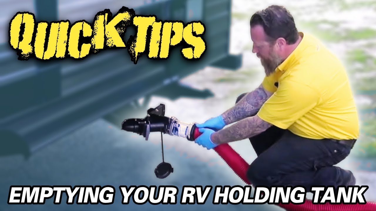 HOW TO EMPTY YOUR RV HOLDING TANKS | Pete's RV Quick Tips