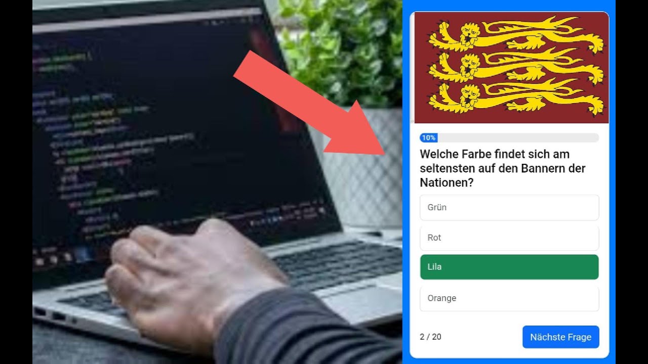 Ich habe ein Flaggen Quiz programmiert :)