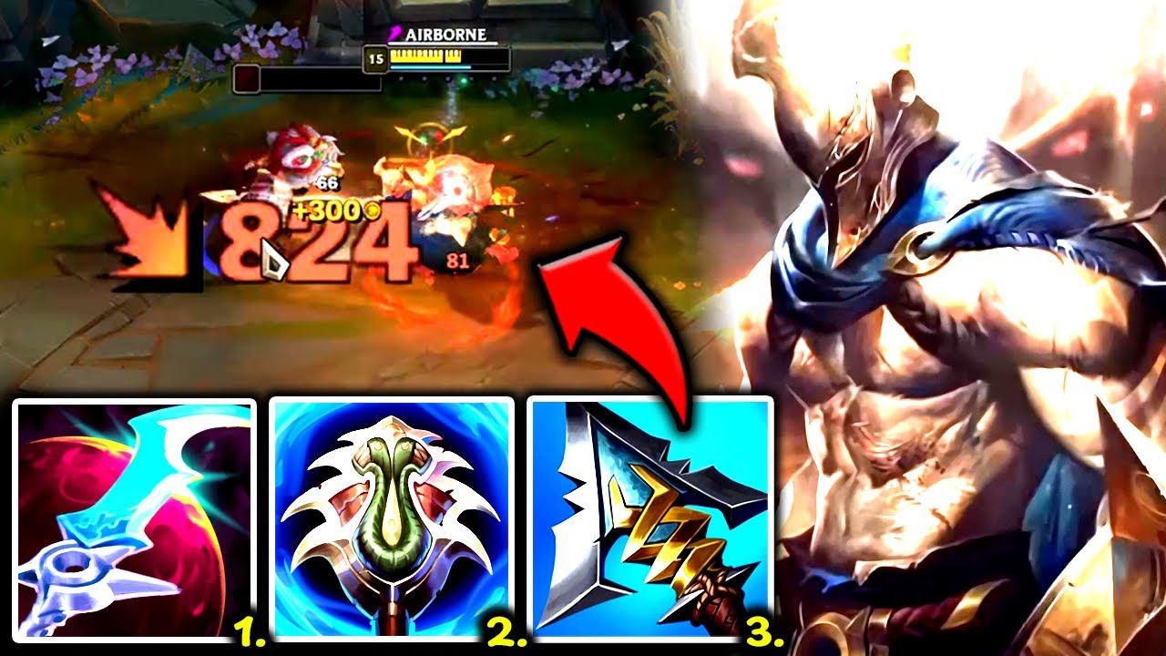 PANTHEON TOP IS 100% UNFAIR TO PLAY AGAINST (VERY STRONG) - S14 Pantheon TOP Gameplay Guide