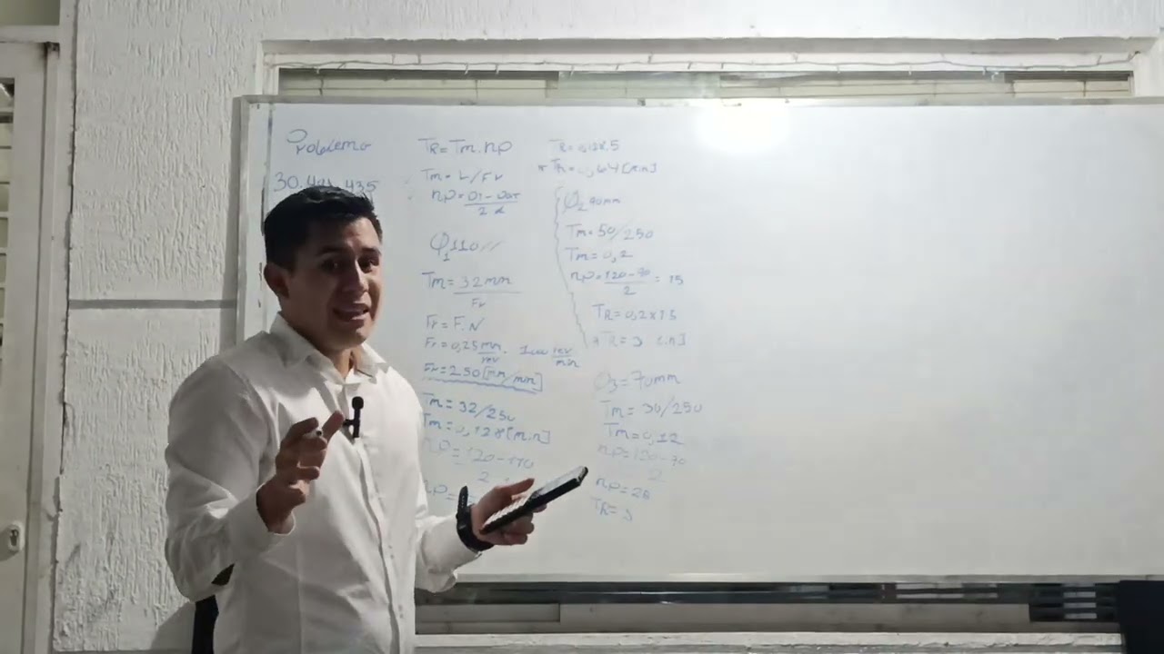 Proceso de manufactura, ejercicio de torno 