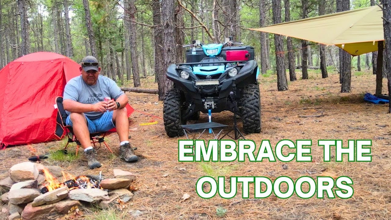 ATV Camping In The Rain: Mysterious Rock Ruin, Campfire Steak, and Wildlife