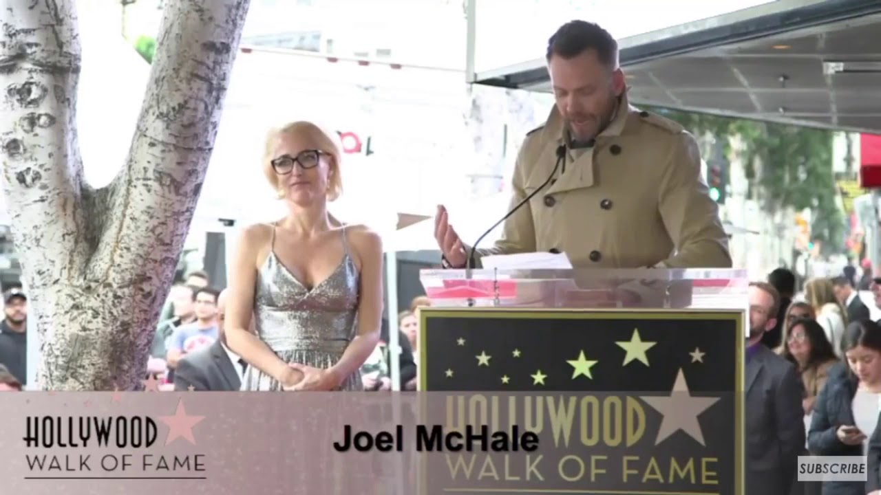 Gillian Anderson Hollywood Walk of Fame Ceremony