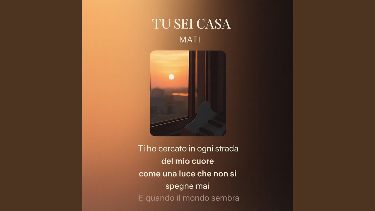 TU SEI CASA (AI SUNO)