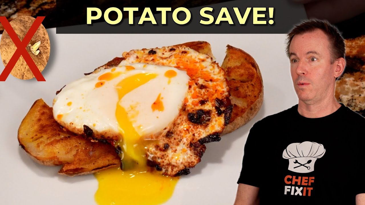 Stop Throwing Away Potatoes! | The Chili Crisp Smash Benedict