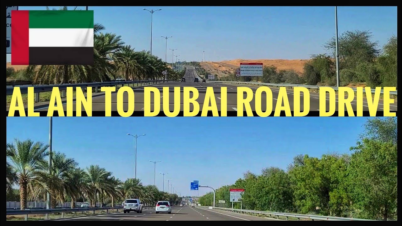 AL AIN TO DUBAI ROAD DRIVE 🇦🇪 FEBRUARY 2023(‎@uae25 